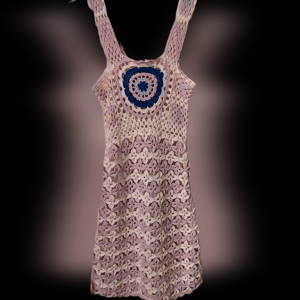NEW ZARA CROCHET KNIT MINI DRESS LIMITED EDITION Size small